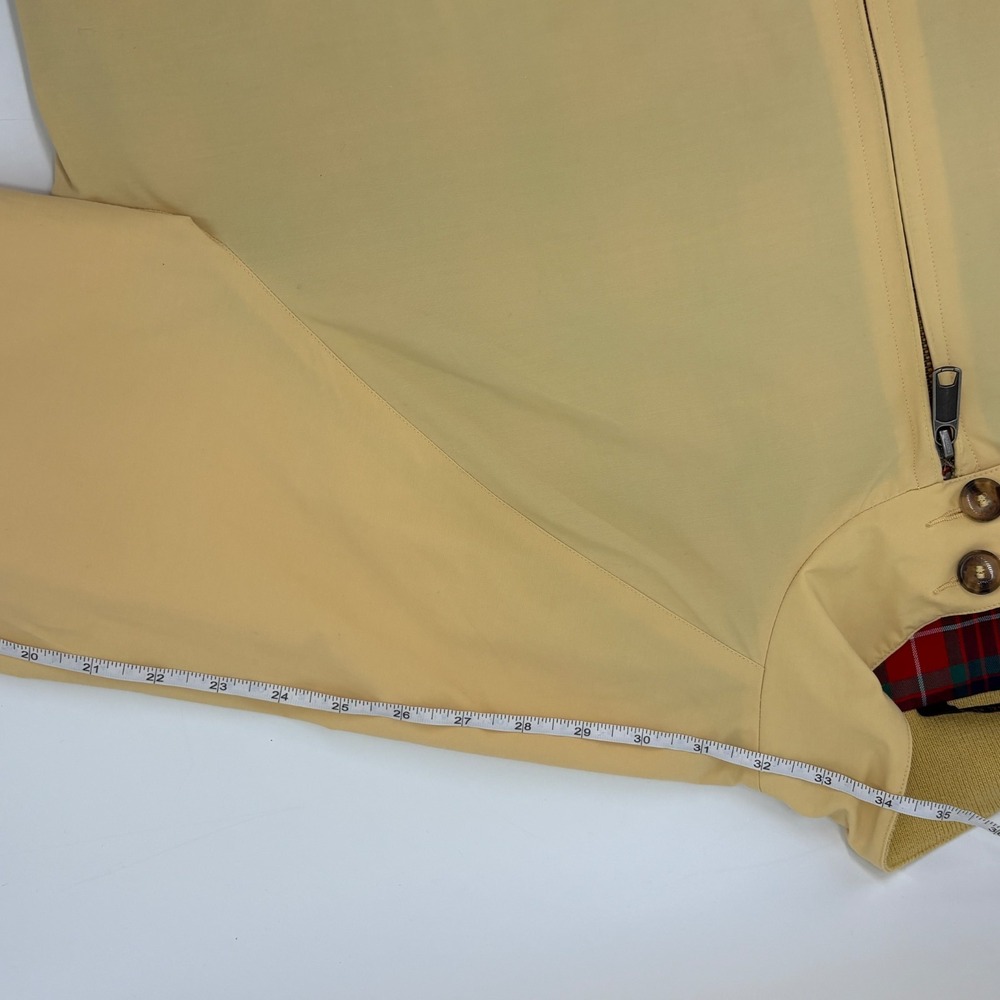 Baracuta G9 Harrington Jacket 46 Yellow Made England Fraser Tartan Preppy - Picture 14 of 15